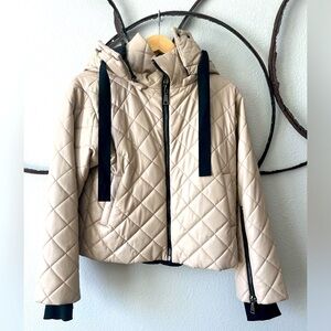 Steve Madden - Hayle Quilted Faux Leather Puffer Jackets